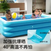 宜百家 充氣游泳池嬰兒寶寶家用可折疊加厚兒童小孩泳池室外泡澡