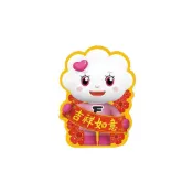 (店+)【風車圖書】吉祥如意-FOOD超人造型紅包袋三入