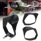 【金剛蛛】Vespa 偉士牌 衝刺 150 2019-2023 前燈罩 機車改裝 格柵 燈框 燈殼 燈眉 霧眉 水轉印