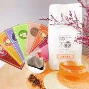 【無花不茶】原葉三角立體茶包10入鋁箔夾鏈袋裝(11種口味)