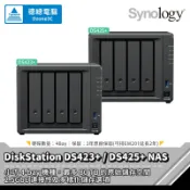 Synology 群暉 DS423+ DS425+ NAS 4Bay 網路儲存伺服器 雲端硬碟 原廠硬碟可參考加購