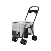 (店+)【IPSKY】大空間寵物推車 中大型犬折疊推車貓狗推車/寵物手推車/寵物外出/寵物大推車/大型寵物車/寵物出遊