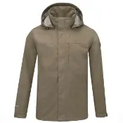 【ATUNAS 歐都納】男款GORE-TEX 2L+羽絨保暖防風防水二件式外套(A1GT2511M深卡其/商務/都會休閒/旅遊/賞雪)