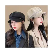 (店+)【吸貓室】復古報童帽 貝雷帽 報童帽 加寬帽簷 畫家帽 淑女帽 南瓜帽 八角帽 女帽 大頭圍帽子 帽子