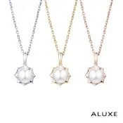 ALUXE 亞立詩 天然淡水珍珠 18K金 珍珠項鍊 向陽之珠 NN0998
