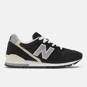【NEW BALANCE】996 男女 休閒鞋 經典 復古 D楦 NB 996 美製 麂皮 穿搭 黑銀(U996BL)
