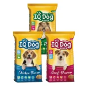 (店+)【IQ DOG】聰明狗乾糧-15Kg / 13.5Kg(雞肉/牛肉/羊肉;IQ狗飼料/狗乾糧/IQ犬糧)