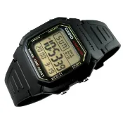 附發票【時間光廊】CASIO 十年電池 防水100M 全新原廠公司貨(當兵/學生) W-800HG-9A 黃底