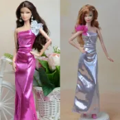 ♥萌娃的店♥ 芭比娃娃 可兒娃娃 衣服 服飾 禮服 套裝 Doll Dress Evening Gown