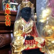 【可開發票】香樟木手工實木雕刻清水祖師公佛像佛堂室內供奉用