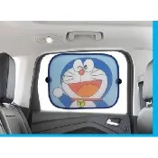 正品~2入~哆啦A夢小叮噹側窗遮陽板車用隔熱防曬
