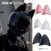 SEAMETAL 隨意貼 貓耳朵 貓耳 配件 安全帽 素面安全帽 半罩安全帽 素色安全帽 安全帽