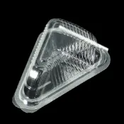 【嚴選SHOP】10入金三角慕斯盒/透明慕斯盒/起司蛋糕盒/蛋糕盒/點心盒/乳酪盒/通用盒/塑膠盒/包裝盒 【S025】