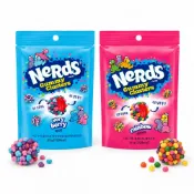(店+)[韓國肯妮] 韓國 Nerds Gummy Clusters 顆粒軟糖球45g / 85g 書呆子彩虹脆皮QQ軟糖 彩虹