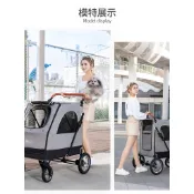 【限時特惠】免運Bello 輕便大型寵物推車55kg狗狗可折疊中大型推車狗貓咪通用推車