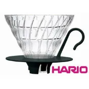 南美龐老爹咖啡 日本玻璃王 HARIO VDGN-01B 1~2人份黑色 輕量化 好握 日本原裝進口 贈100入錐型濾紙
