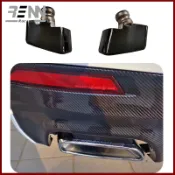 適用於【BMW 5系G30 G38 540】改m performance方口尾喉尾管後擾流改裝