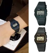 【CASIO 卡西歐】輕薄經典電子錶(F-91W)