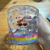 【 Flyer的旅行箱】全新 日本帶回 曬黑 HELLO KITTY 小物收納罐/牙線/棉花棒/桌上收納  生日禮物