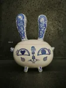 洪易 白兔 青花兔 禮坊 禮盒 十二生肖 hung yi rivon