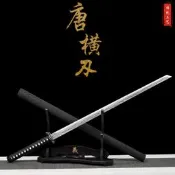 【風行推薦】唐橫刀龍泉劍寶劍繡春刀一體刀劍高錳鋼唐刃刀具防身冷兵器未開刃