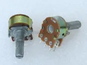 功放機音量電位器10K(B103) 50k(503) 100k(104) 雙聯可調電阻 151-00210