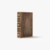 假書盒 / HOLBEIN I -BLACK-A [XS / 1 book] | 3D 紙模型，PDF 模板