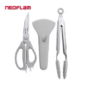 【蝦皮直營】NEOFLAM 多功能料理剪刀食物夾三件組-FIKA 廚房神器 料理必備 廚房剪刀 料理夾