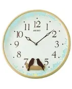 嚴選時計屋【SEIKO】日本 精工 SEIKO 鳥語花香 搖擺 掛鐘 時鐘 QXC237 QXC237Z