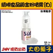 台灣製造★【續勝】食用金粉噴霧【銀白】正規食品級 珠光粉 耐高溫技術 星空調飲翻糖蛋糕糖霜烘焙惠爾通食用色素銀粉