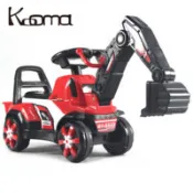 【百利市購物中心】KOOMA 挖土機音樂助步車(學步車) - 魔力紅