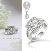 【Vividventure 亞帝芬奇】買一送一 GIA 1克拉 DSI2 鉑金 天然鑽石 戒指 閃耀悅目(買一送GIA30分真鑽項鍊)