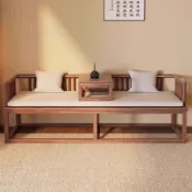 免運
新中式實木羅漢床小戶型家用客廳床榻沙發床現代簡約貴妃床躺椅 快速出貨
