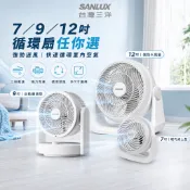 【強風】SANLUX台灣三洋 9吋循環扇 12吋 7吋 電風扇 掛壁扇 空調循環扇 立扇 桌面風扇 吊扇 掛壁風扇