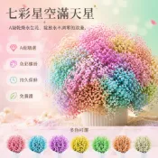 A級 滿天星 鮮花 勿忘我 乾燥花束 情人草 水晶永生花 保鮮花材 白色粉色紫色藍色 居家裝飾 室內佈置 桌面擺飾