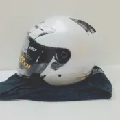 福利品 出清， LUBRO AIR TECH VENTO 素色 白 半罩 安全帽