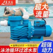 藍仕達游泳池循環水泵泳池魚池設備沙缸過濾器抽水大流量水泵