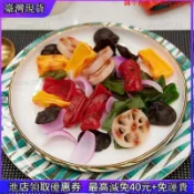 【新店優惠】仿真模型 仿真食物模型塑料小蔬果套裝假水果蔬菜擺件火鍋材料辣椒食品道具 拍照攝影道具 snow9531