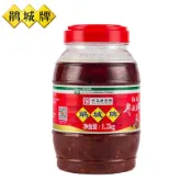 鵑城牌紅油郫縣豆瓣醬1200g大瓶裝正宗四川家用炒菜專用香辣椒醬
