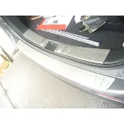 (柚子車舖) 三菱 2014-2018 OUTLANDER 後保桿 後護板 防刮板 白鐵不鏽鋼材質(304#)