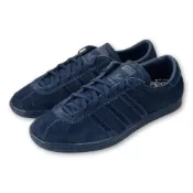 adidas 愛迪達 日本限定 TOBACCO 深藍色 麂皮休閒鞋 男女平底運動鞋 低筒滑板鞋 情侶鞋 JR2743
