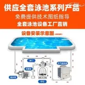 現貨免運 泳池沙缸過濾器 砂缸過濾器 水循環恆溫器 空氣能泳池過濾裝置 過濾泵 一體機 戶外大型浴池 民宿魚池