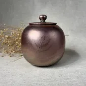 柴窯玫瑰金中茶罐-F
