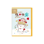 萌ZOO 萬用卡片-生日快樂 墊腳石購物網