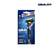 【Gillette 吉列】ProGlide無感系列手動刮鬍刀-1刀架2刀頭(旋轉刀頭科技/360度零死角刮淨)