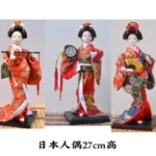 日本藝妓人偶和服日式歌舞伎人形擺件料理餐廳壽司燒肉店鋪裝飾