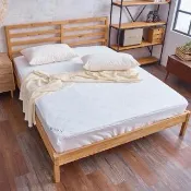 【MIT iLook】台灣製 100%防水天柔絲透氣床包保潔墊(單人/雙人/加大/物理性防?)