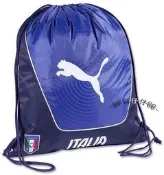貓仔仔美國童裝-賠本出清 puma 全新品牌豹型logo/貼布繡ITALIA徽章款抽繩式束口籃球休閒後背包/袋-免運費