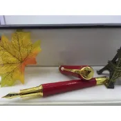 豪華mb蒙瑪麗蓮夢露系列鋼筆/中性筆紅色珍珠金飾邊學校辦公室