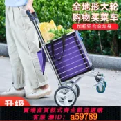 青禾優選 【全網低價 可打統編】便攜購物爬樓梯買菜車小拉車家用折疊輕便大輪拉桿拖車老人手推車